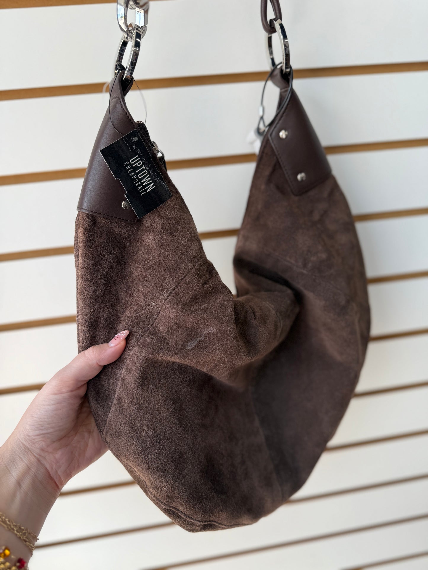 Vintage Wilson’s Leather brown hobo shoulder slouch bag (has some minor spots)