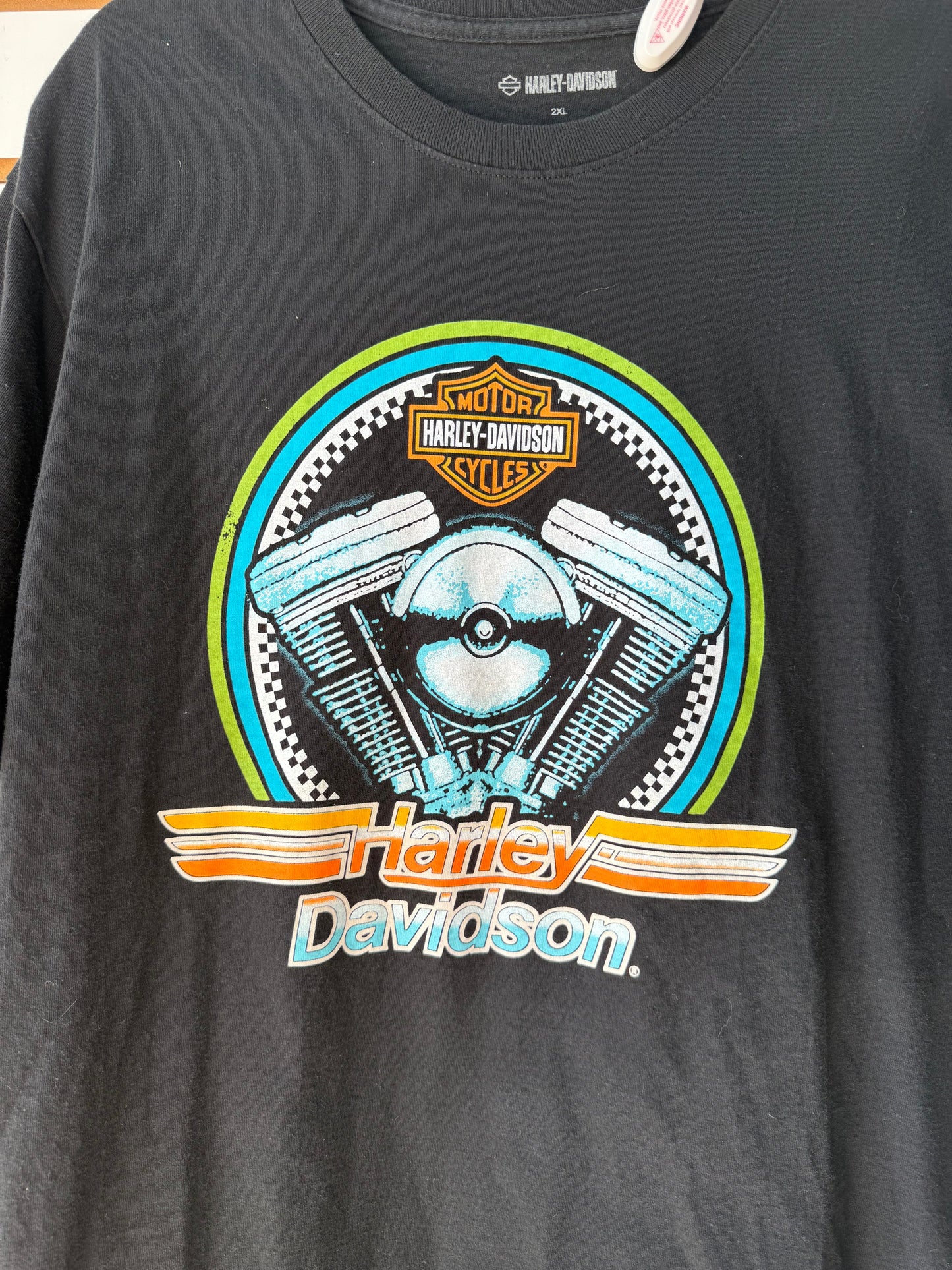 Harley Davidson black Palm Beach tee size 2XL