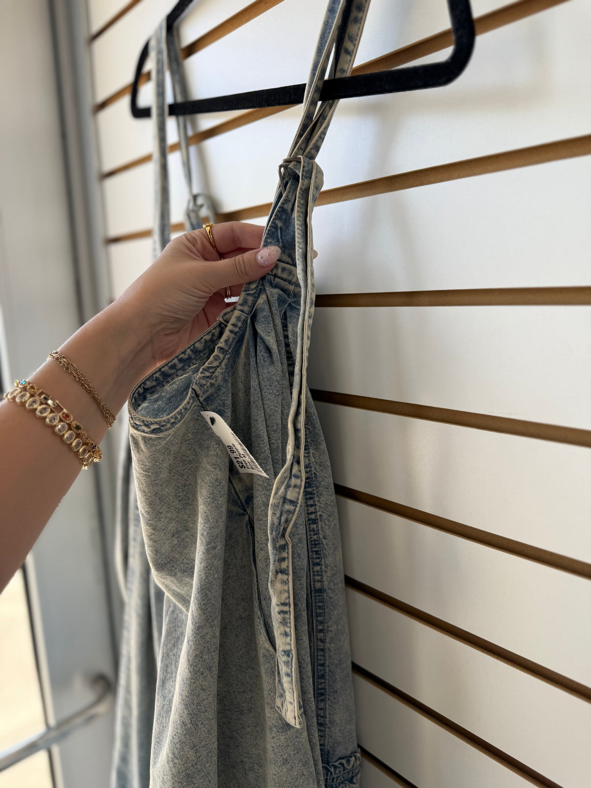 Free People denim Wild One dress size medium