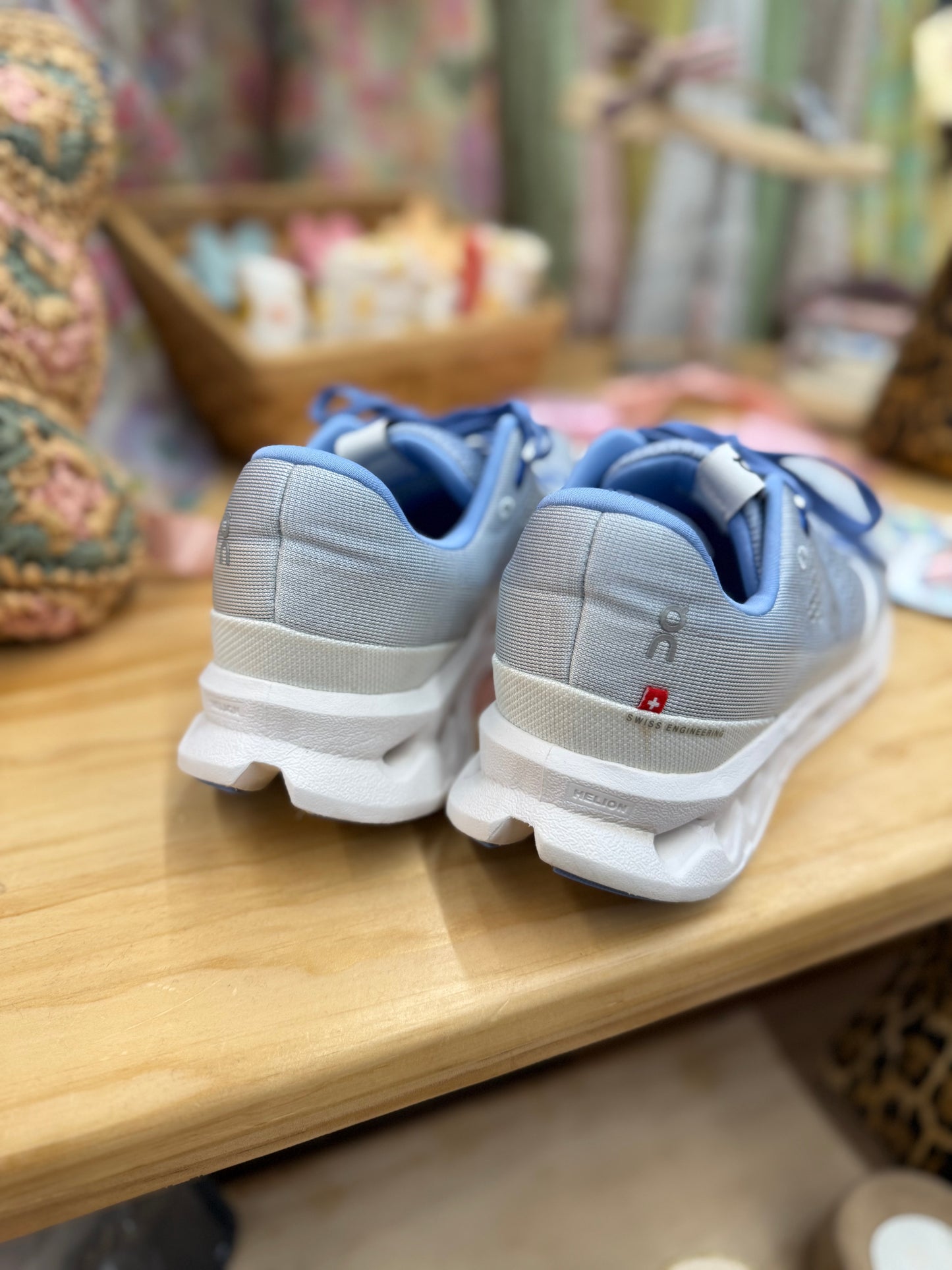 On Cloudsurfer blue/silver/white womens 9.5