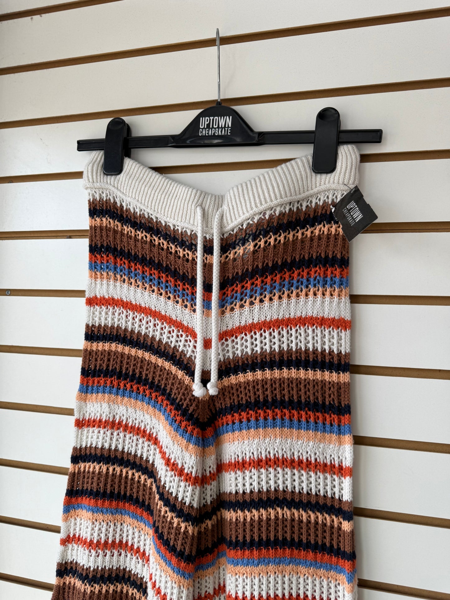 Aerie striped crochet pants size XS