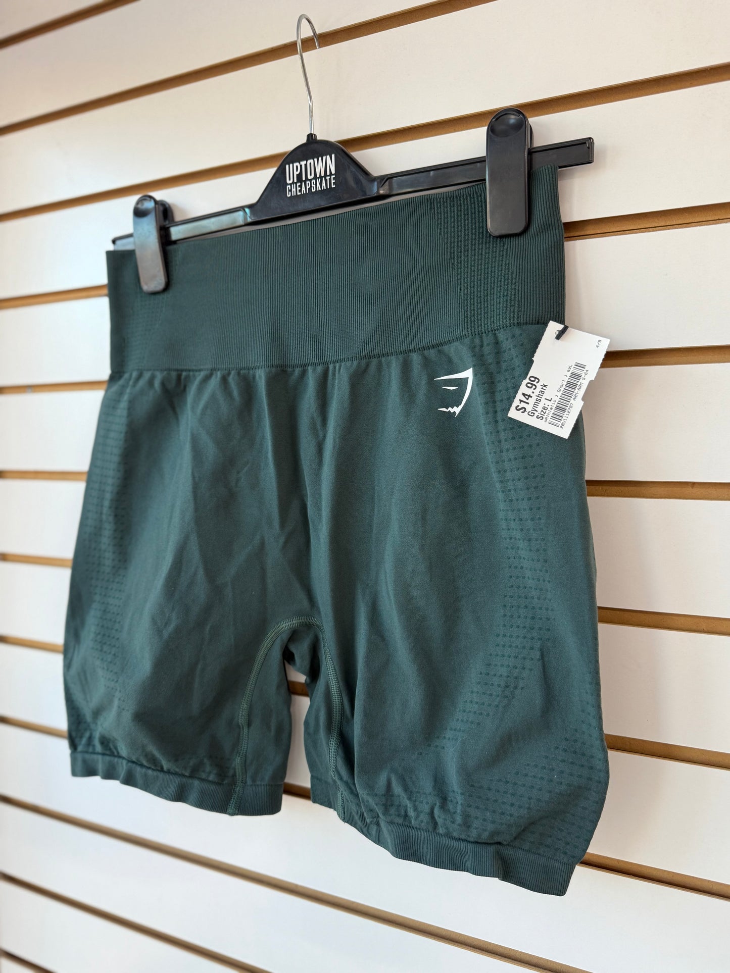 Gymshark green shorts size large