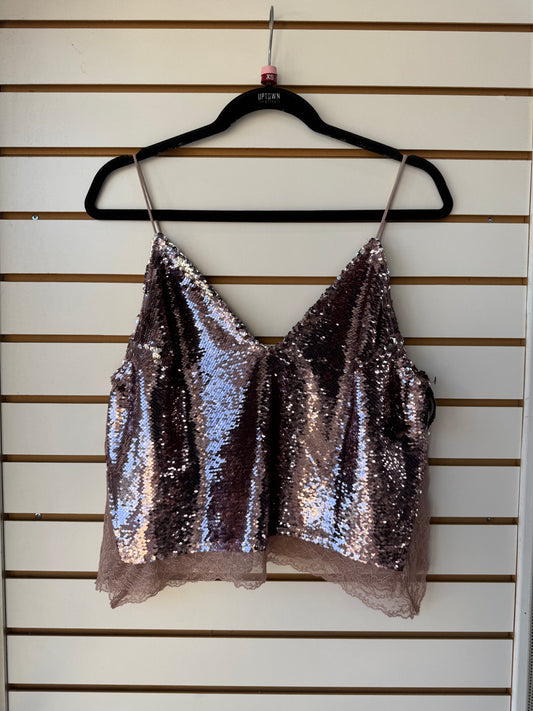 Intimately Free People sequin tank size XS