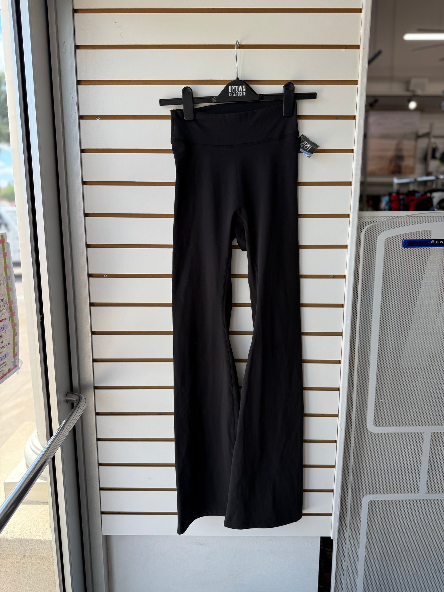 Revolve 437 black flare leggings size medium