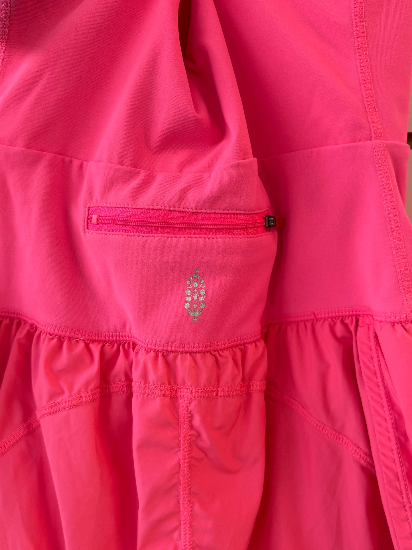 Free People Movement Righteous Runsie pink romper size XS