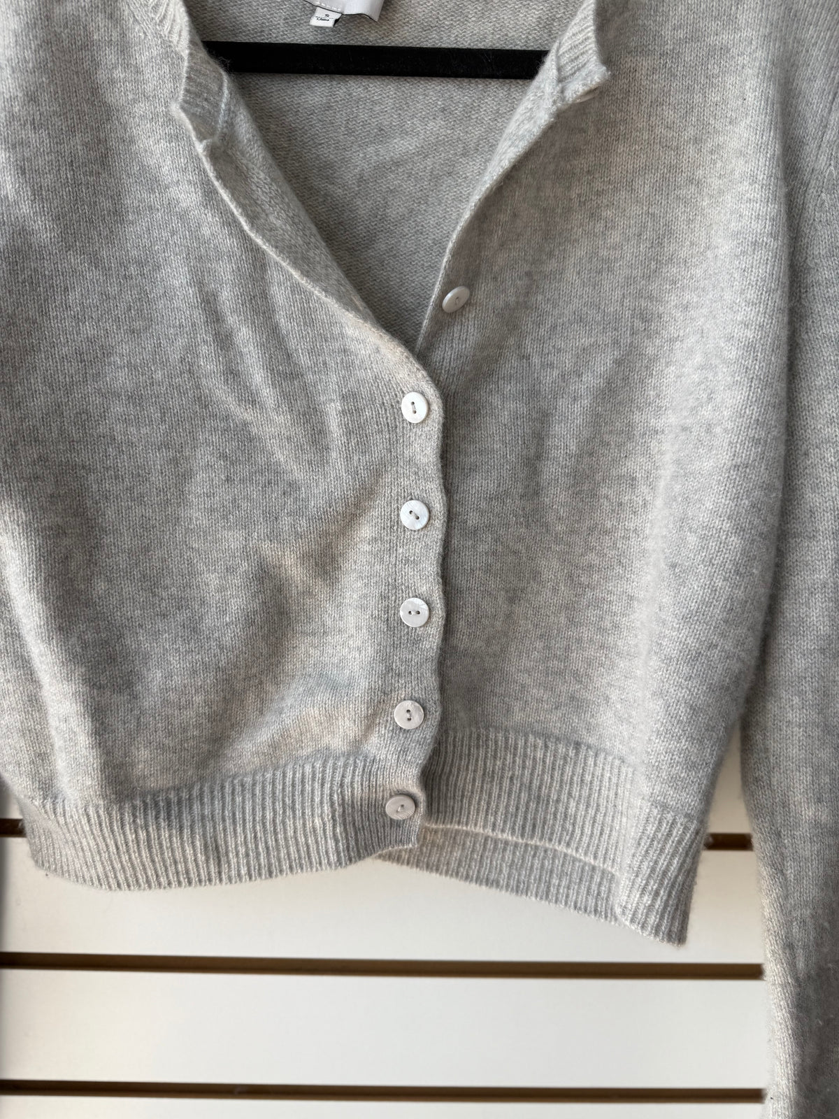 Reformation gray cashmere cardigan size Small