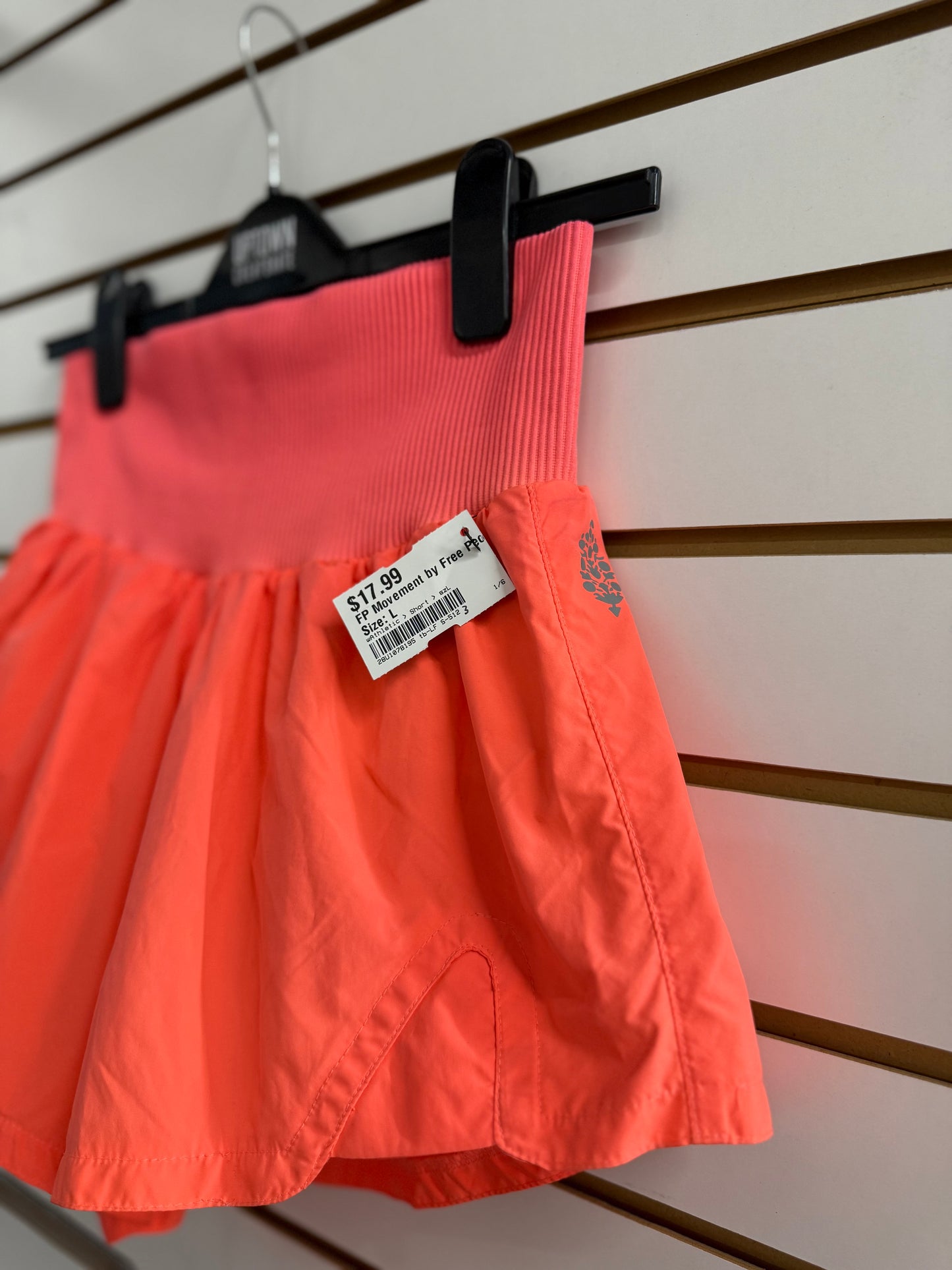 Free People Movement Carpe Shorts neon pink color sz Large
