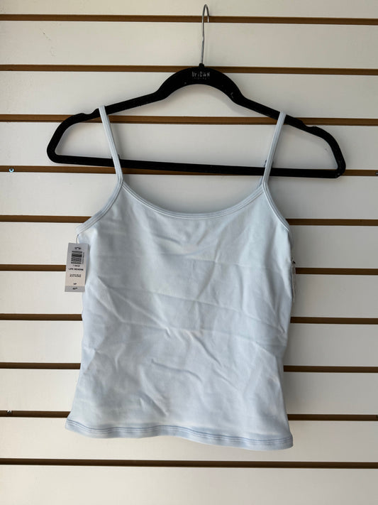 NWT TNA Aritzia cloud blue cropped workout cami sz S