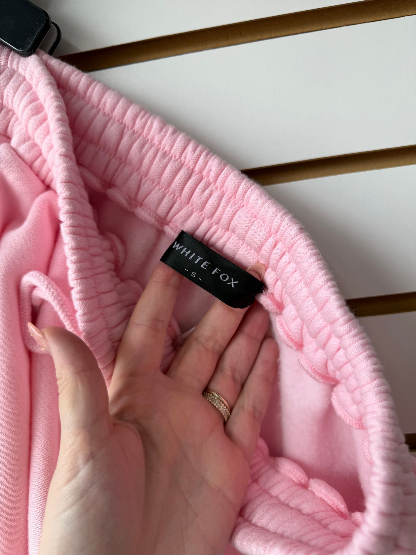 White Fox pink sweatpants size small