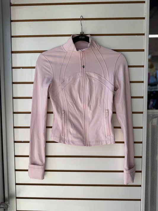 Lululemon strawberry milkshake define cropped jacket, size 4