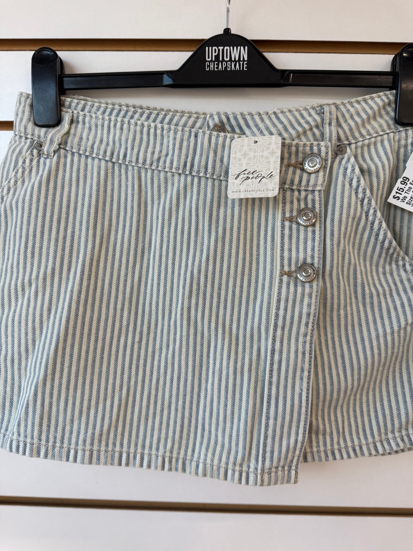 NWT We the Free Wynne striped skirt sz 28