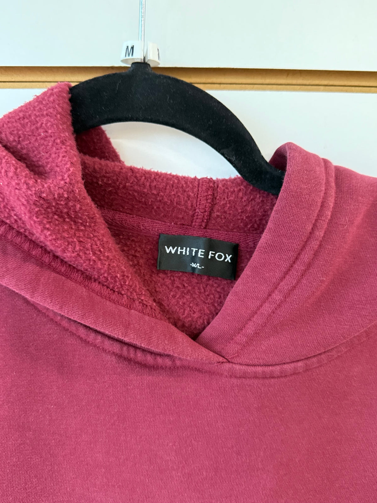 White Fox hoodie size m/l