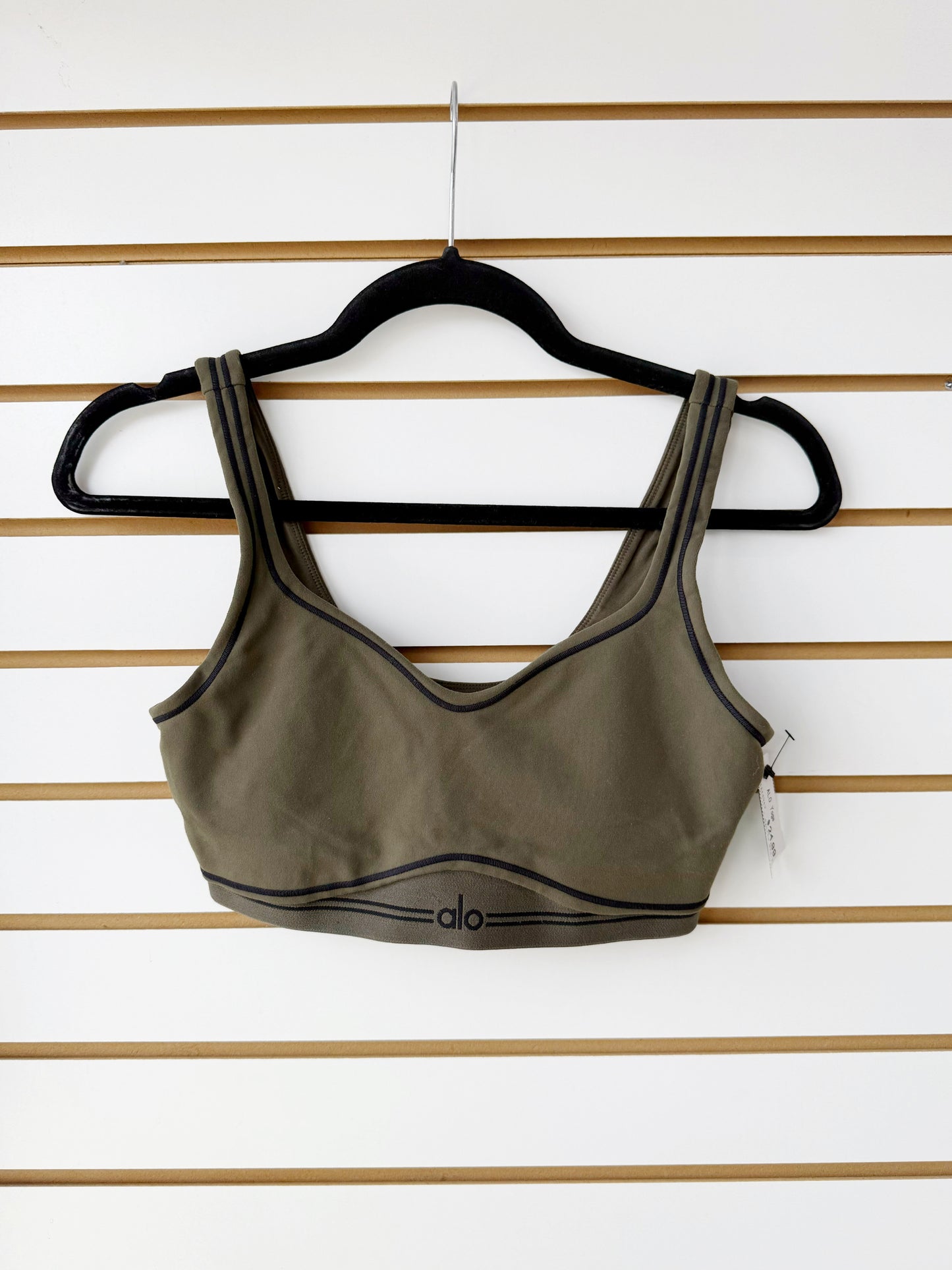 ALO Yoga airbrush heart throb bra size Small