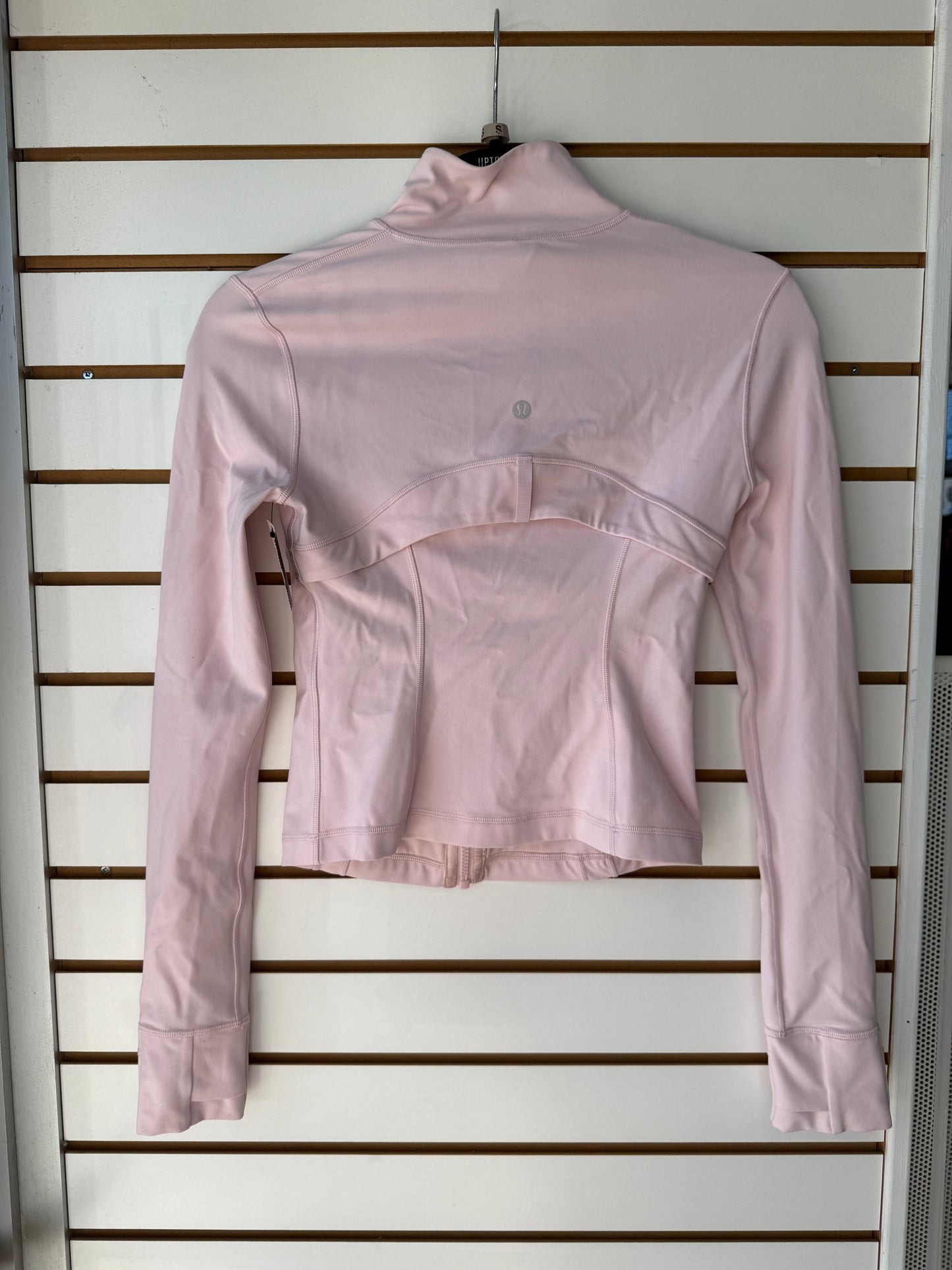Lululemon strawberry milkshake define cropped jacket, size 4