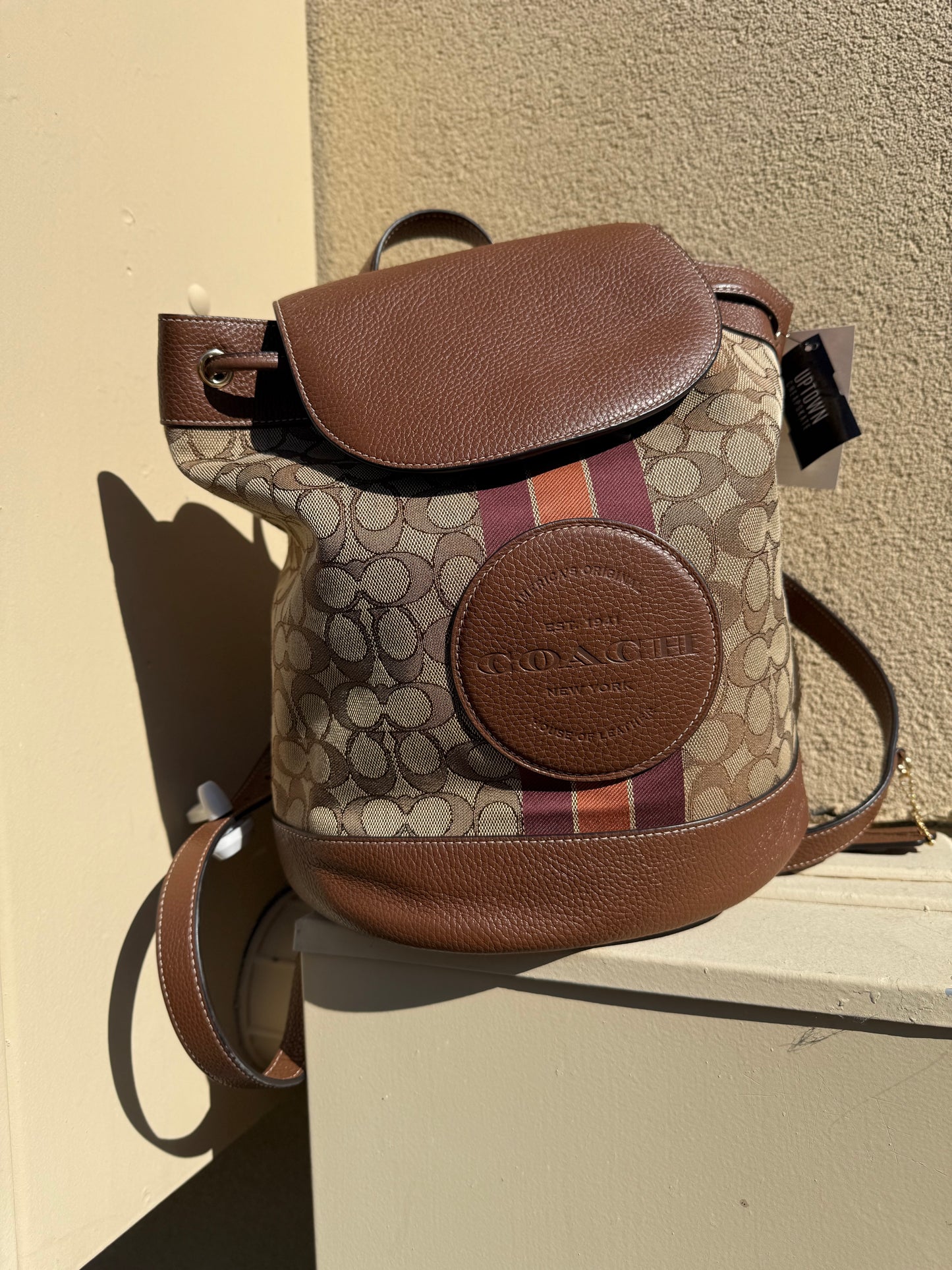 Coach Dempsey drawstring backpack