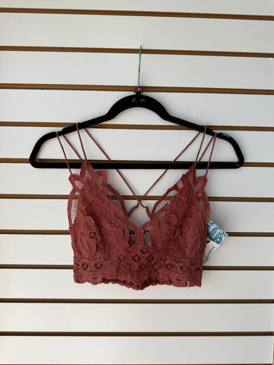 NWT Free People Intimately Adella copper bralette sz XS