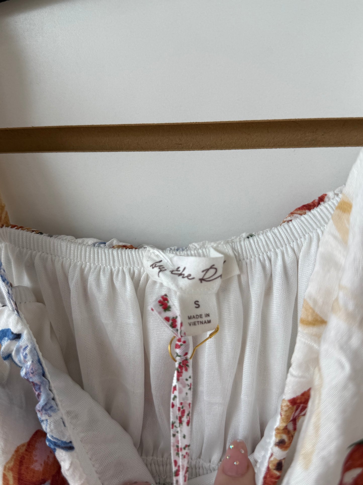 NWT By the River printed maxi dress sz small