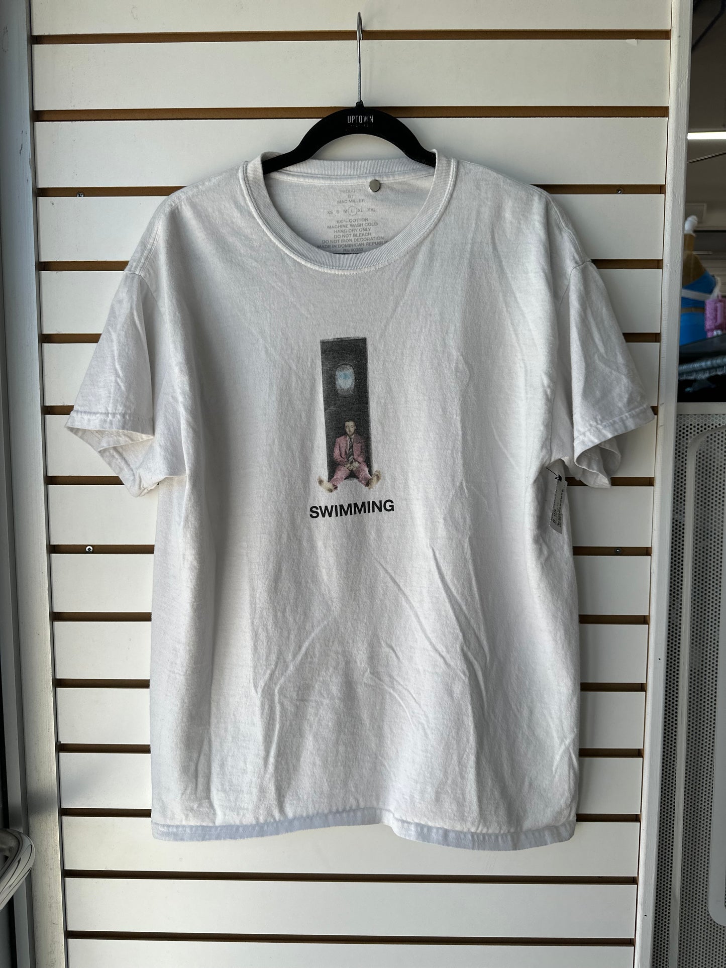 Mac Miller Swimming white tshirt size large
