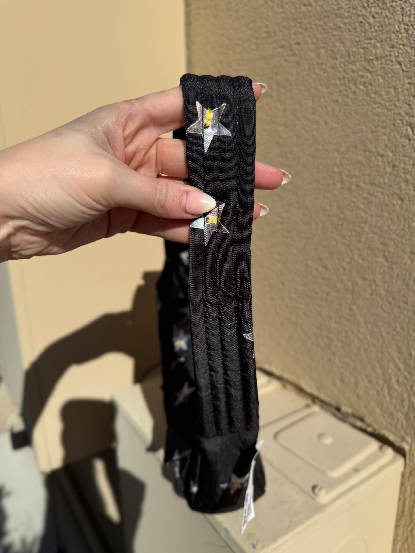 Baggu black star cargo shoulder bag