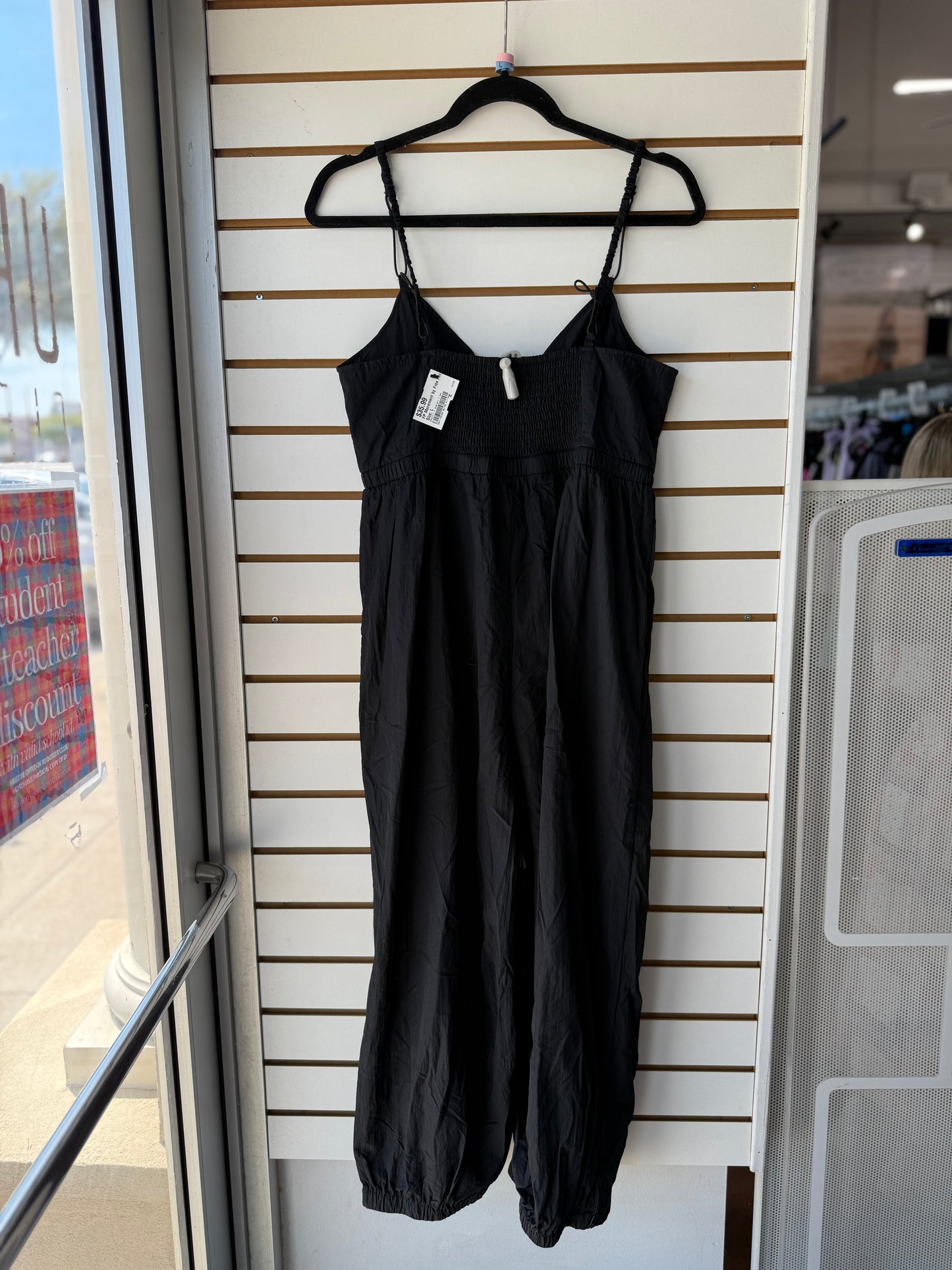 Free People Movement Down to Earth black jumpsuit size large