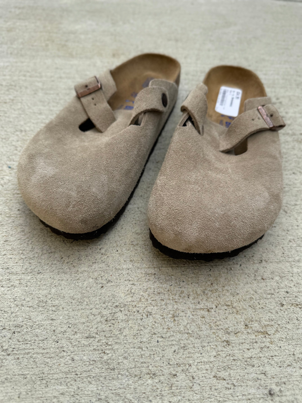 Birkenstock boston suede softbed clogs size women’s 9