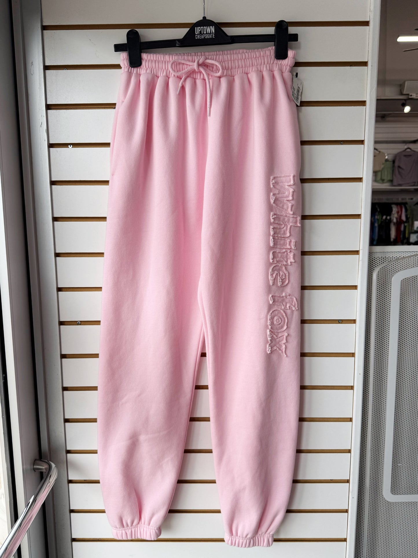 White Fox pink sweatpants size small
