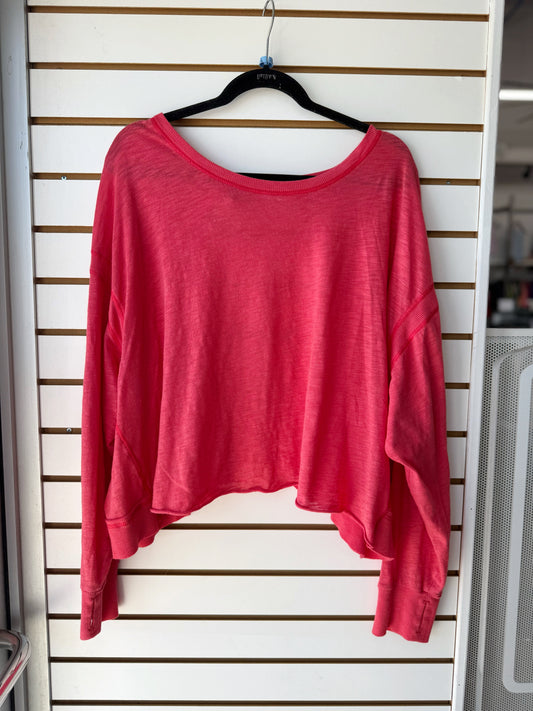 Free People Movement My Time Layer open back top sz Large