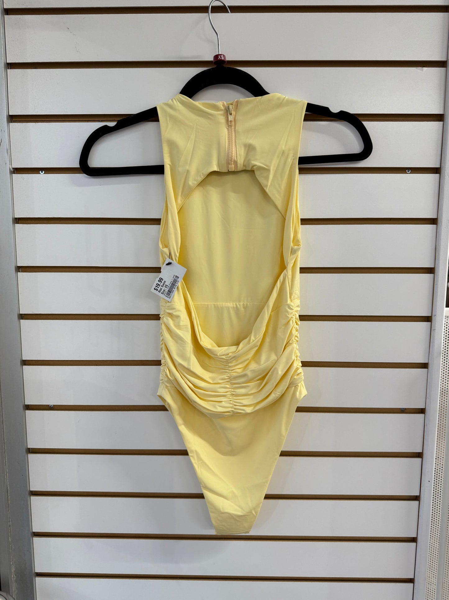 NWT Riot Swim yellow Jace one piece size XS