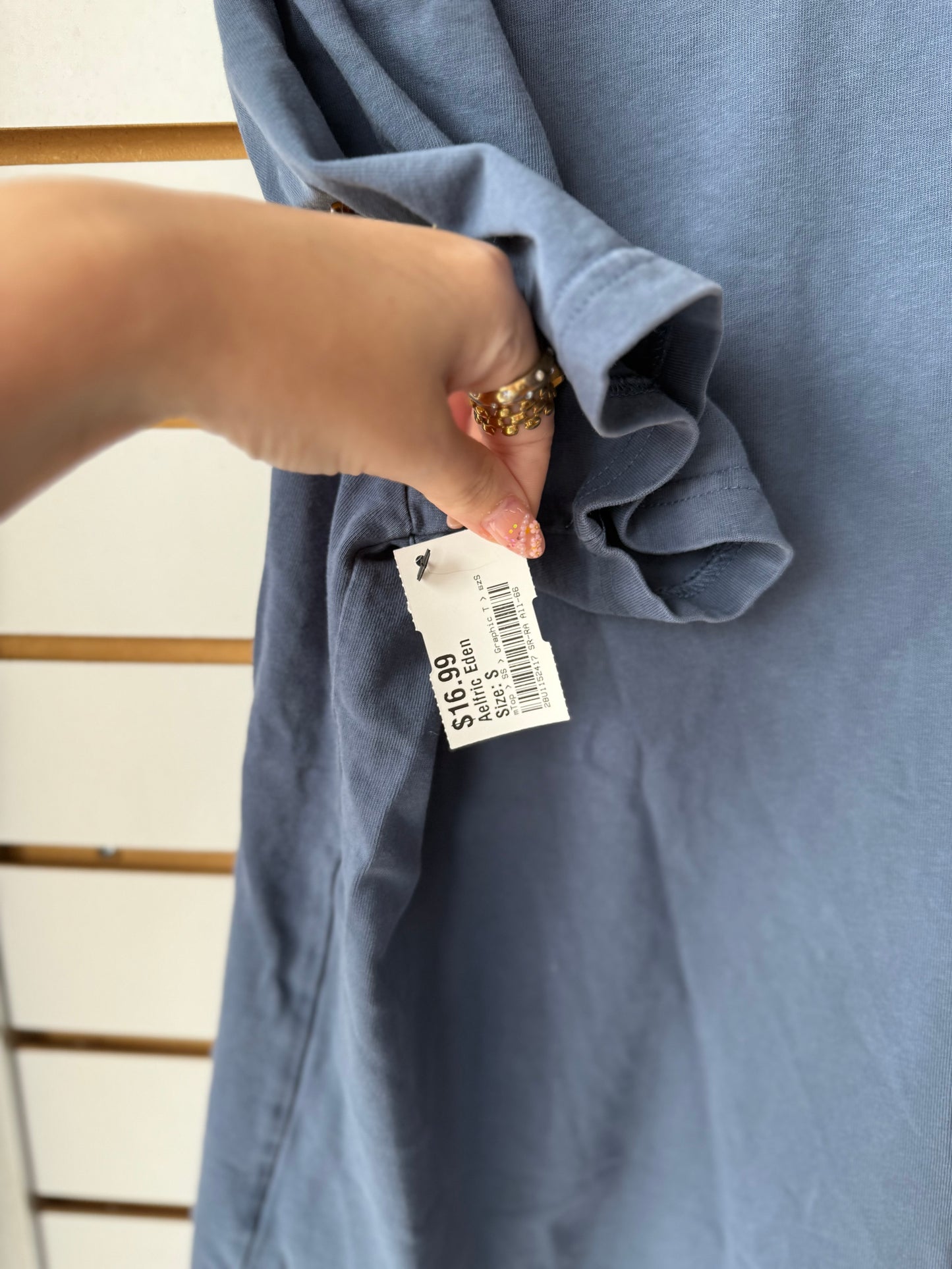Aelfric Eden unisex Shadow boxy tee size small