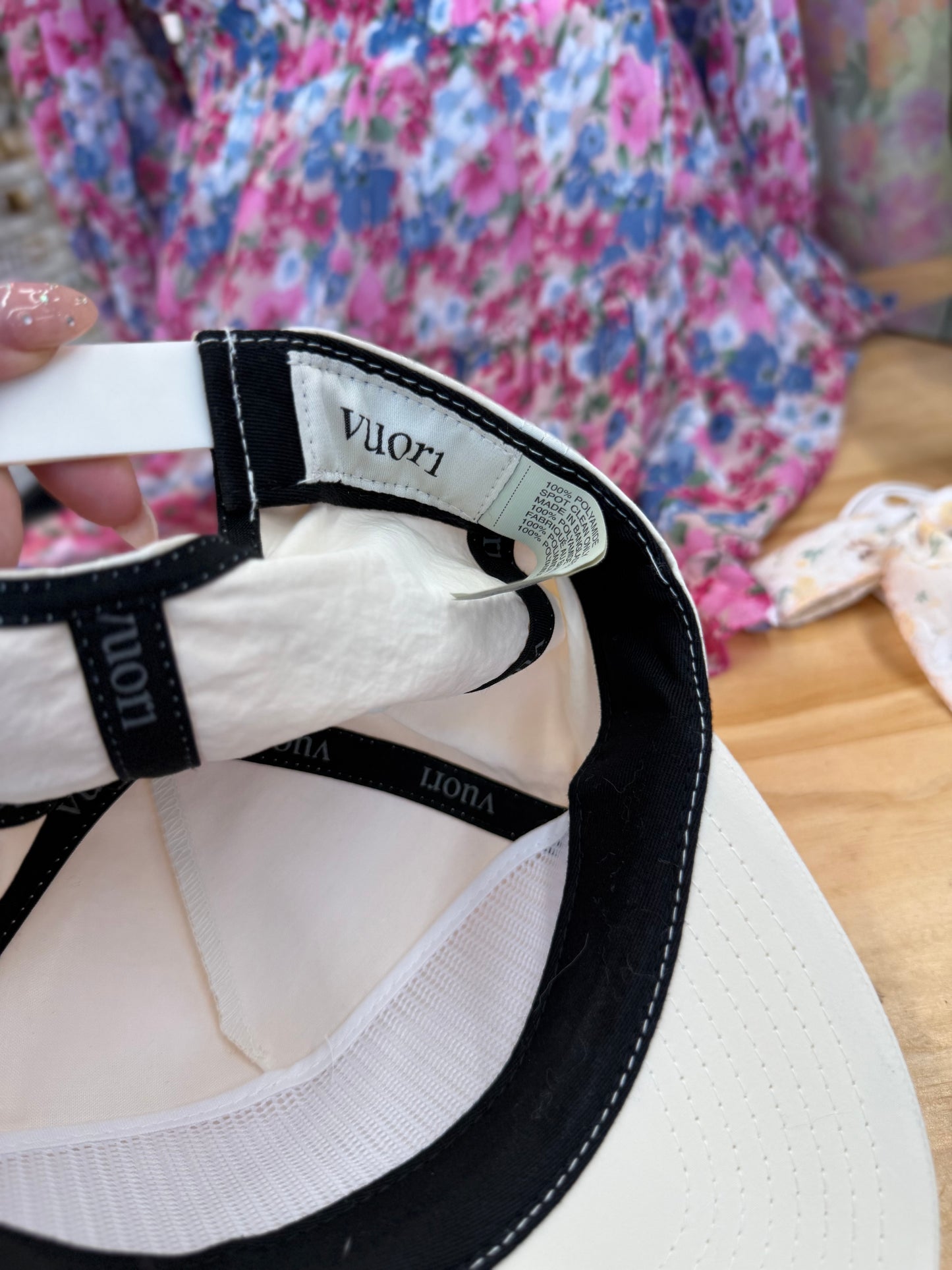 Vuori cream gratitude hat