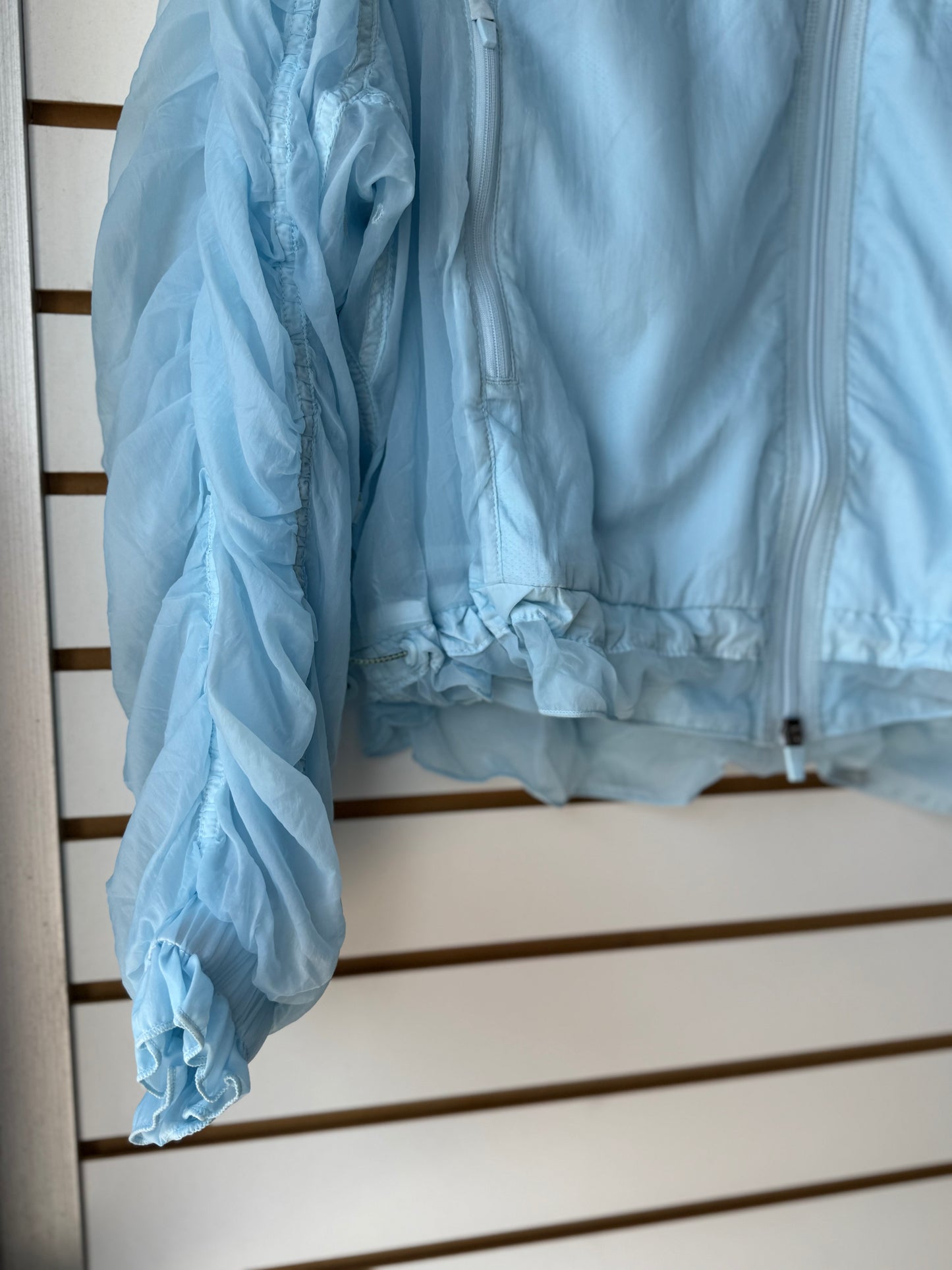 NWOT FP Movement sheer bliss jacket in light blue size XS