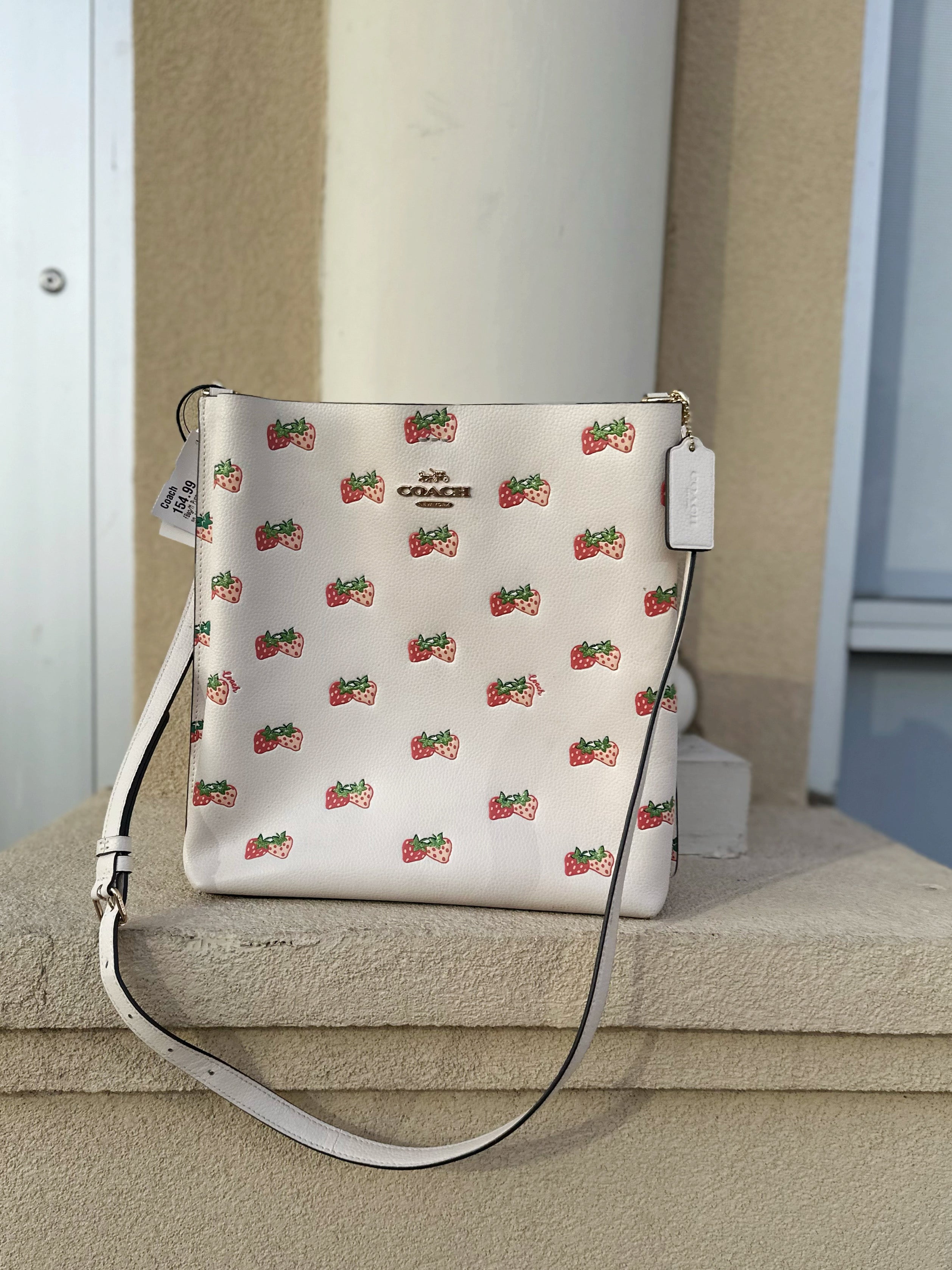 Coach hotsell CB601 Mollie Bucket Bag With Strawberry Print