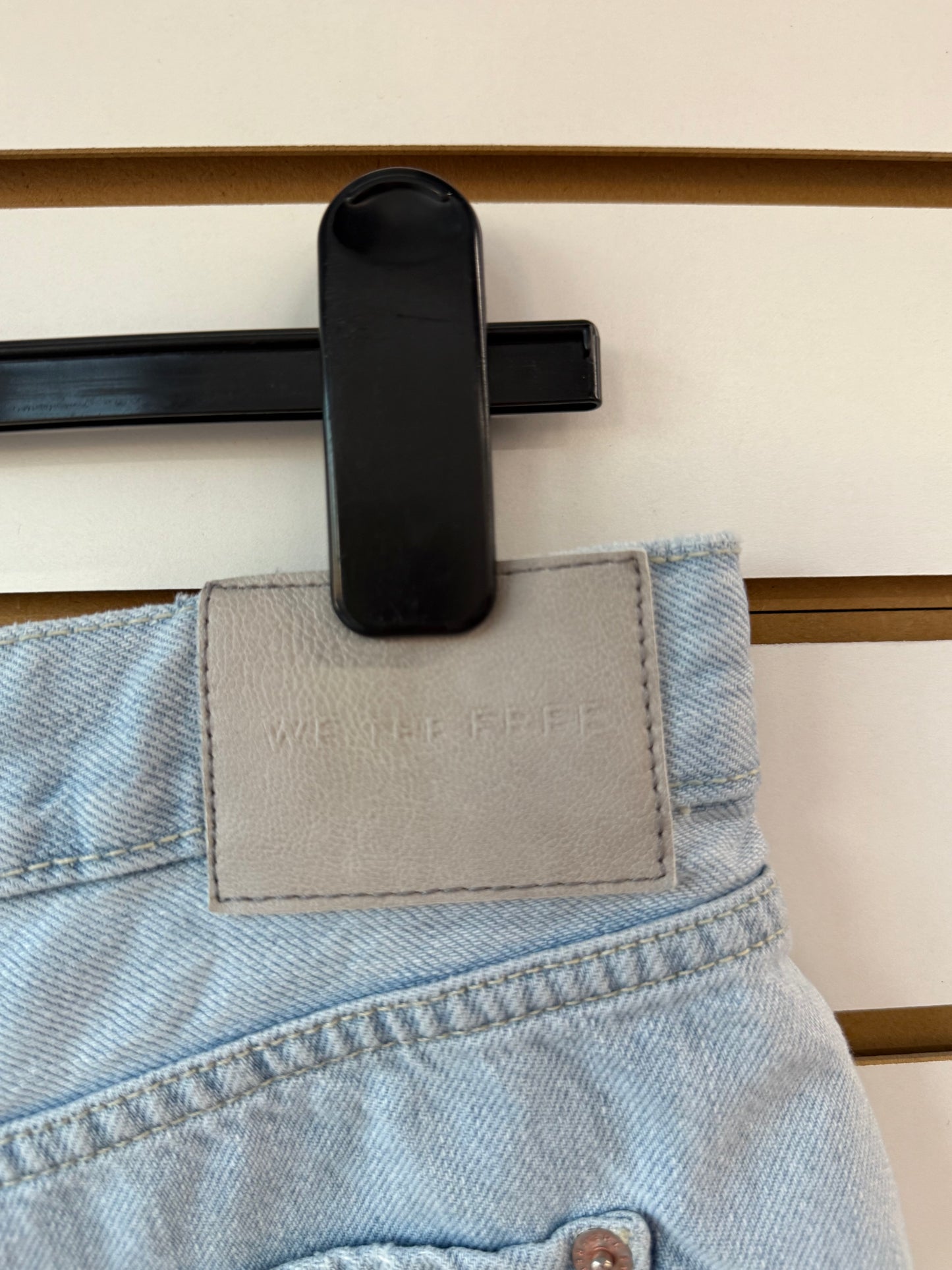 We the Free lightwash denim shorts size 28
