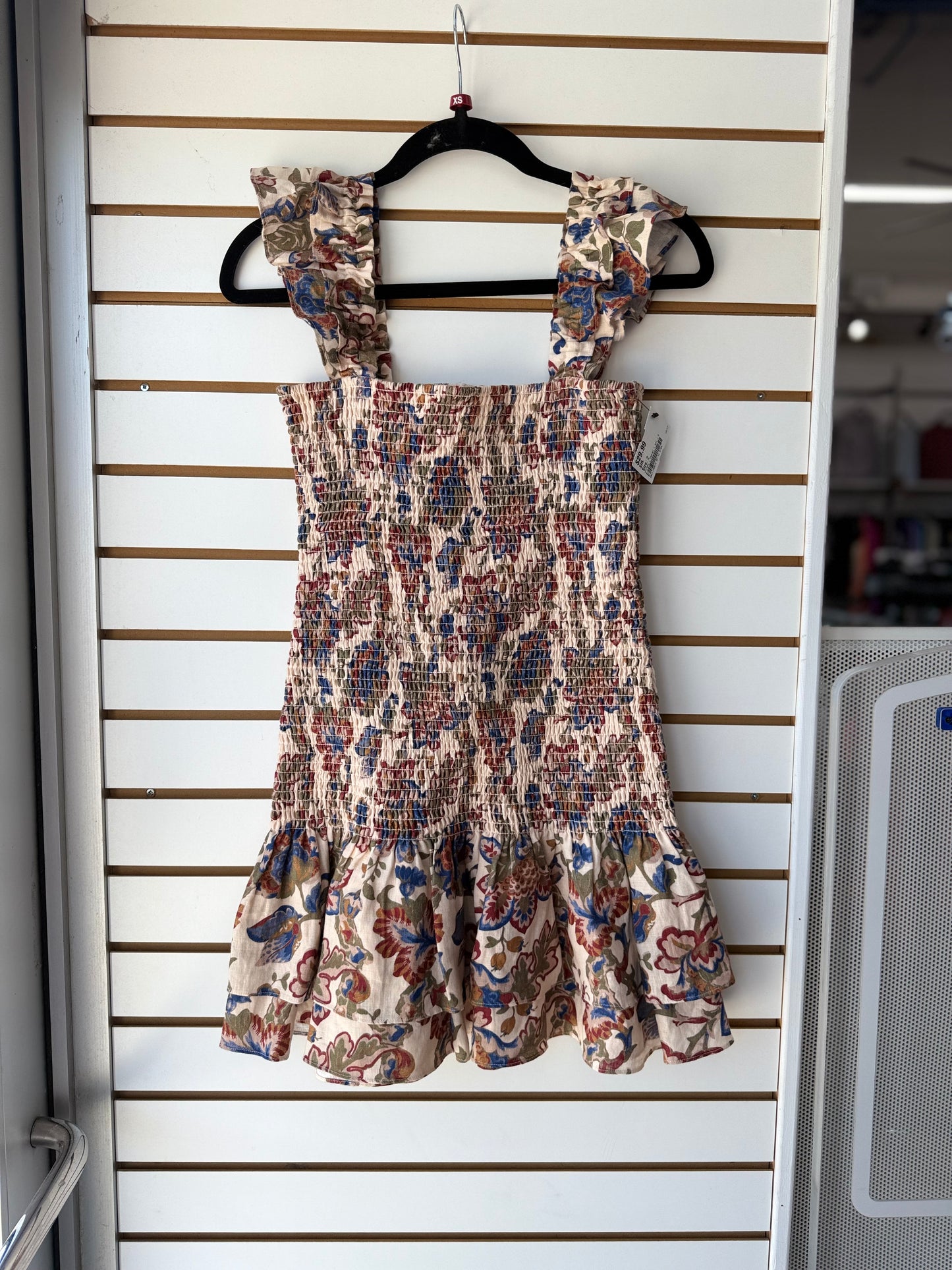 SIR the Label Bettina Floral Shirred Mini Dress size 2