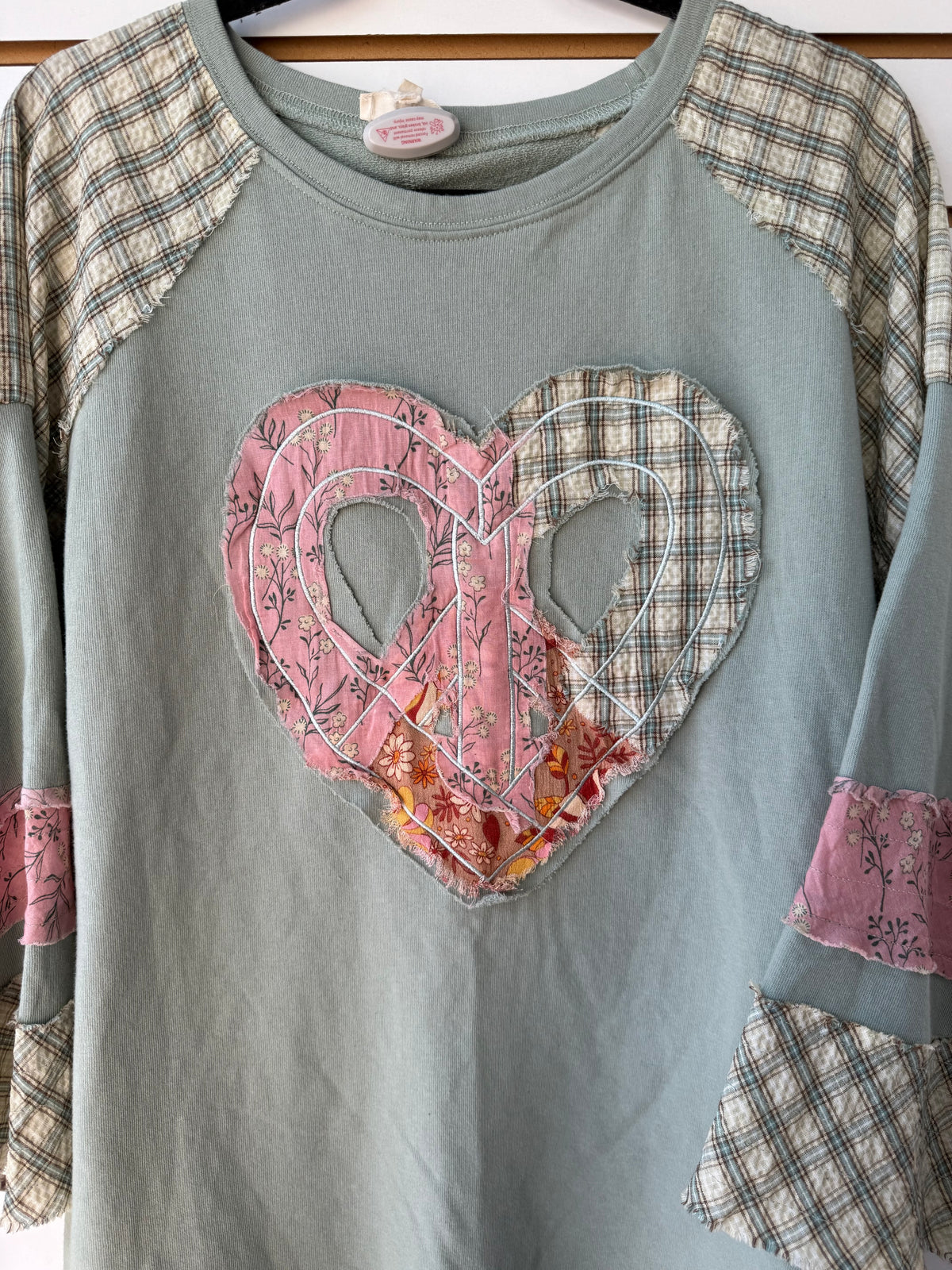 Easel patchwork top size large