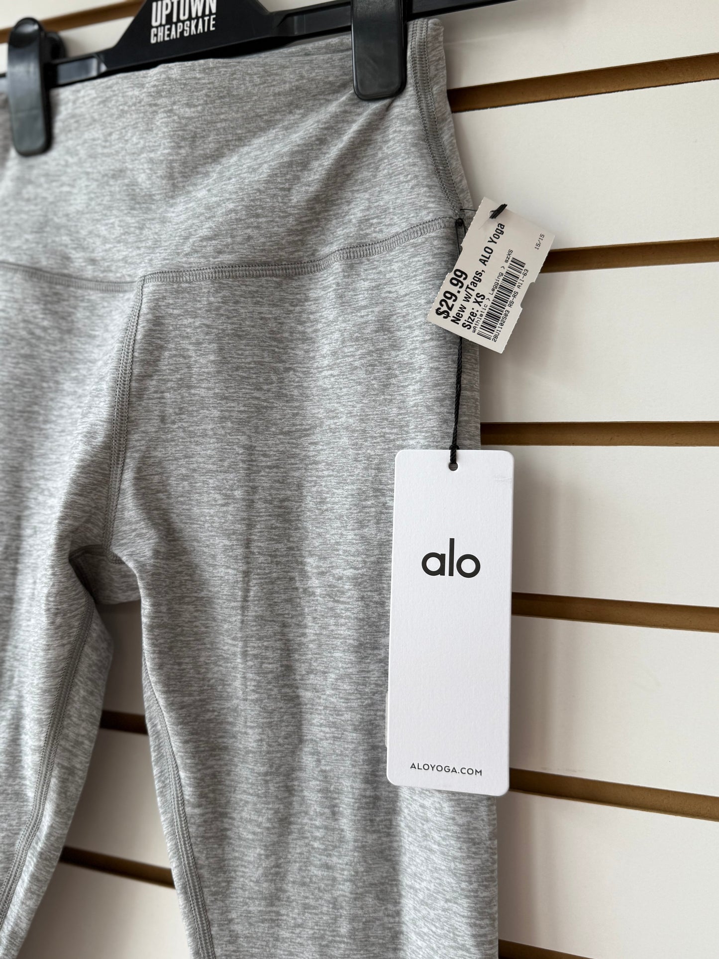 NWT ALO Yoga gray high waist 7/8 leggings sz XS