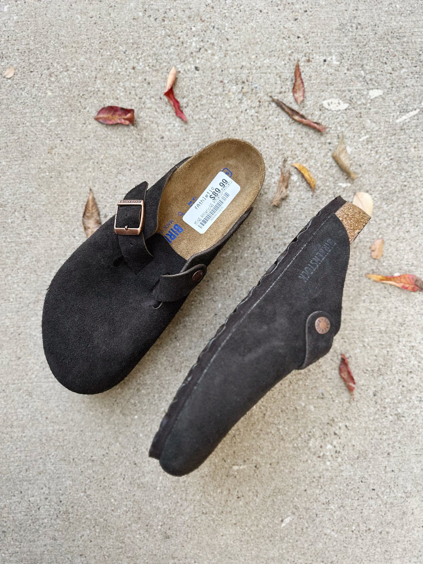 Birkenstock Boston mocha suede (women’s 8) like-new