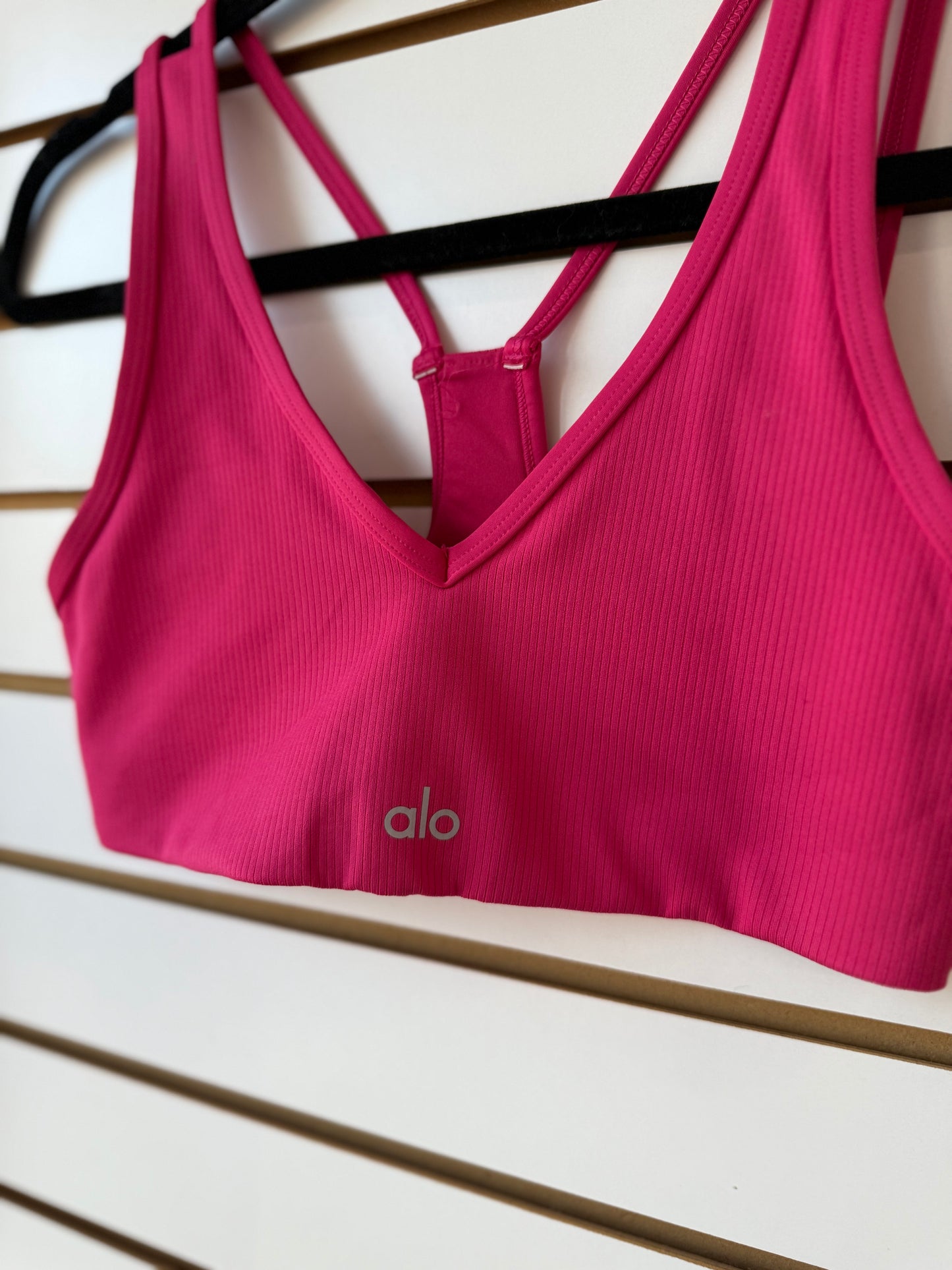 ALO Yoga airlift jump start ribbed bra size XS