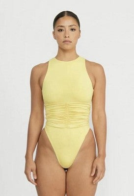 NWT Riot Swim yellow Jace one piece size XS