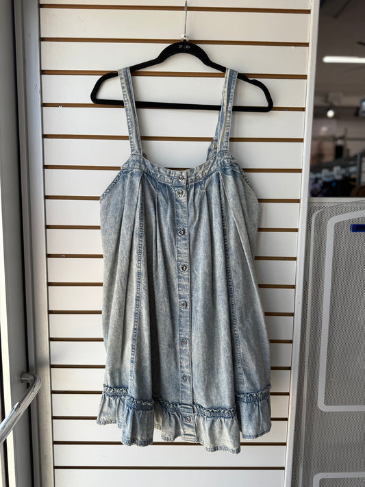 Free People denim Wild One dress size medium