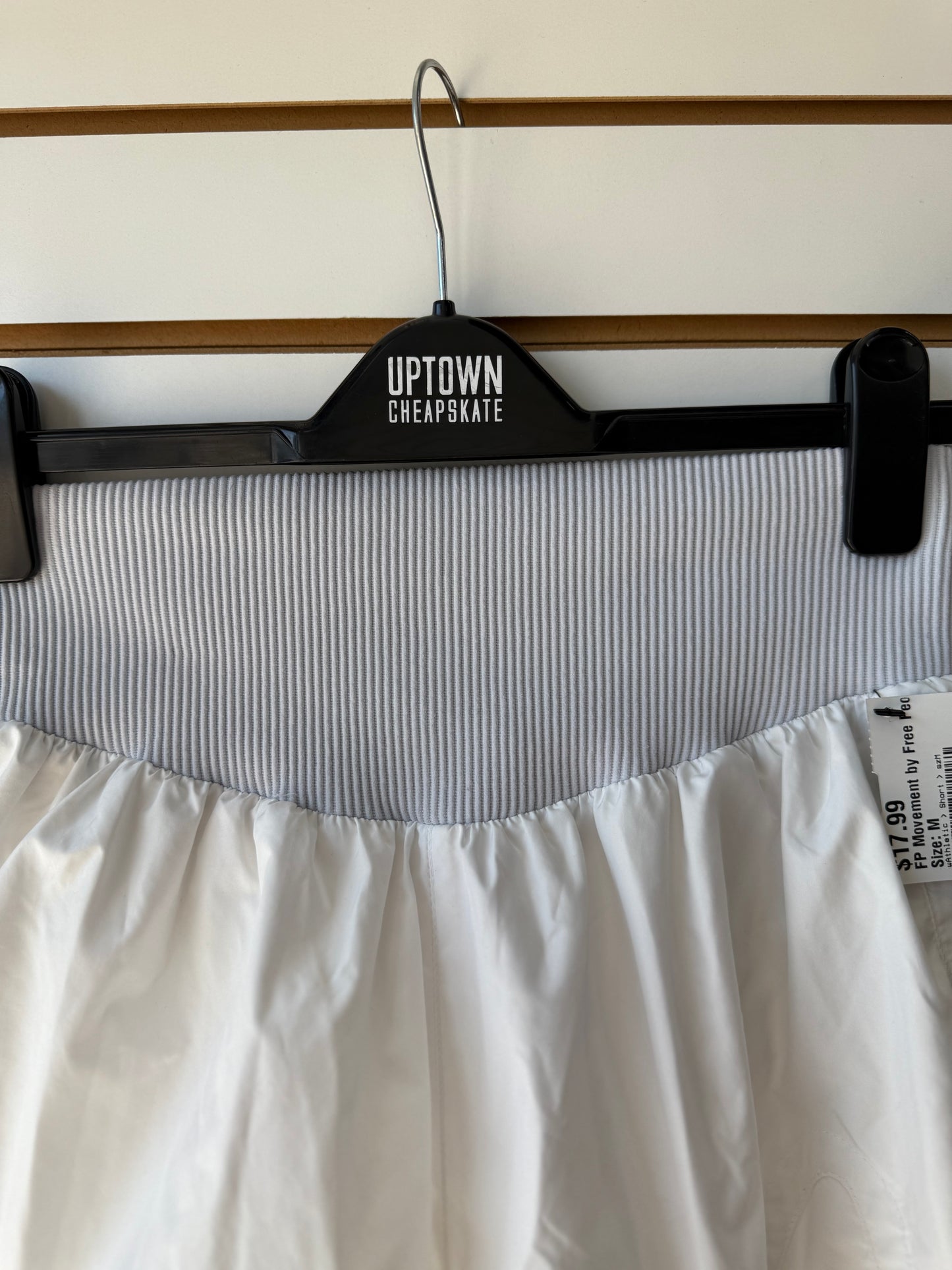 Free People Movement carpe diem shorts white sz S