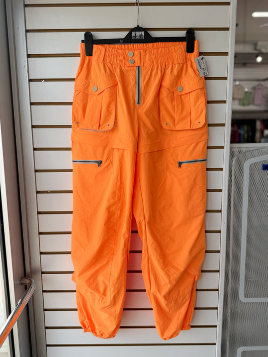 Free People Movement morning meadow orange hiking pants sz small