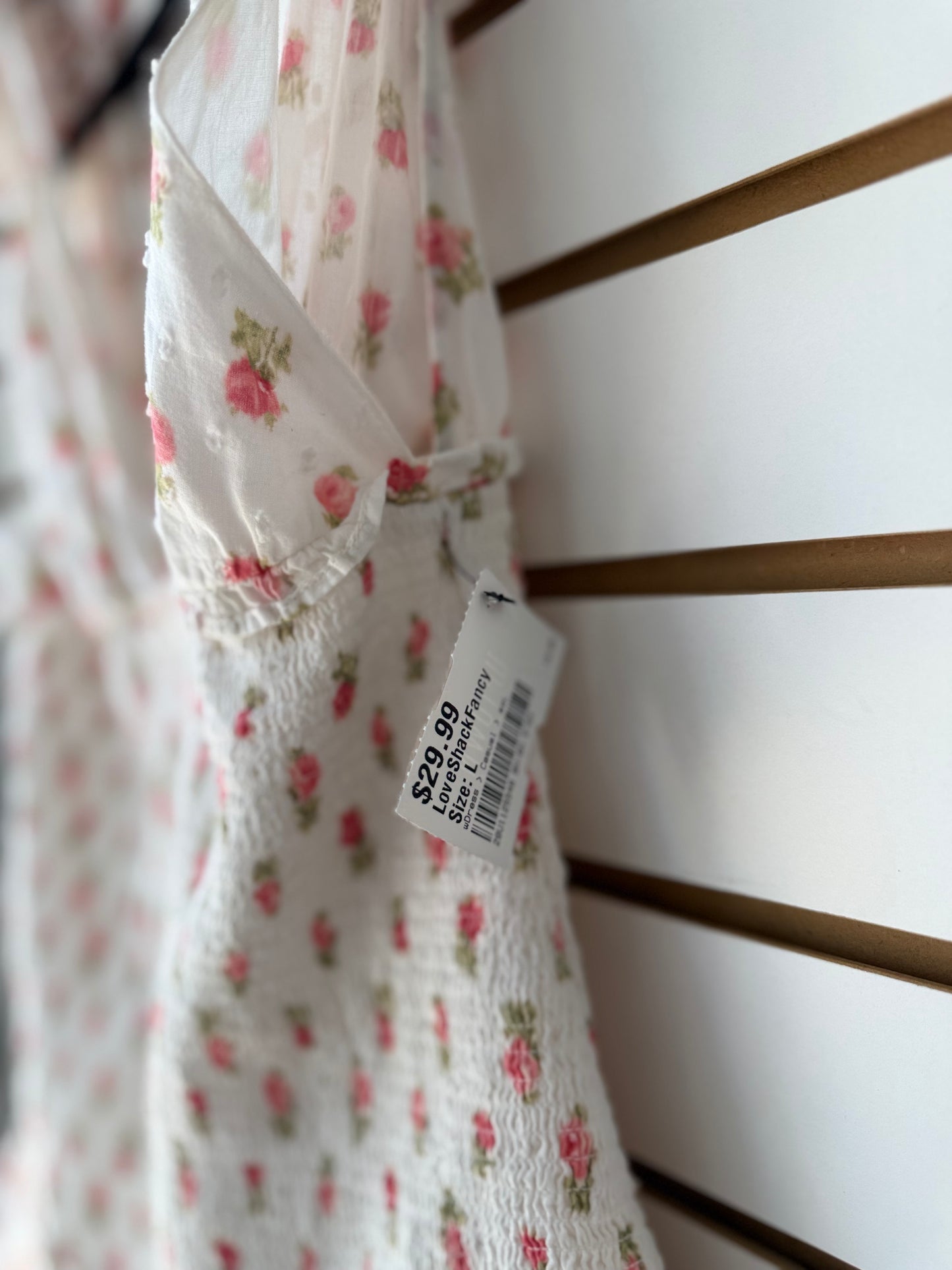 LoveShackFancy floral Rossi dress size large