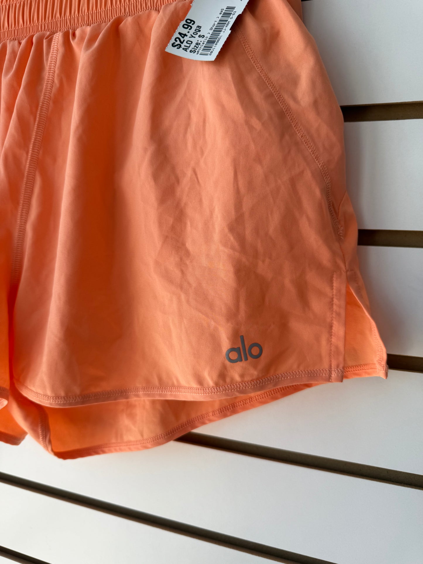 ALO Yoga orange shorts size small