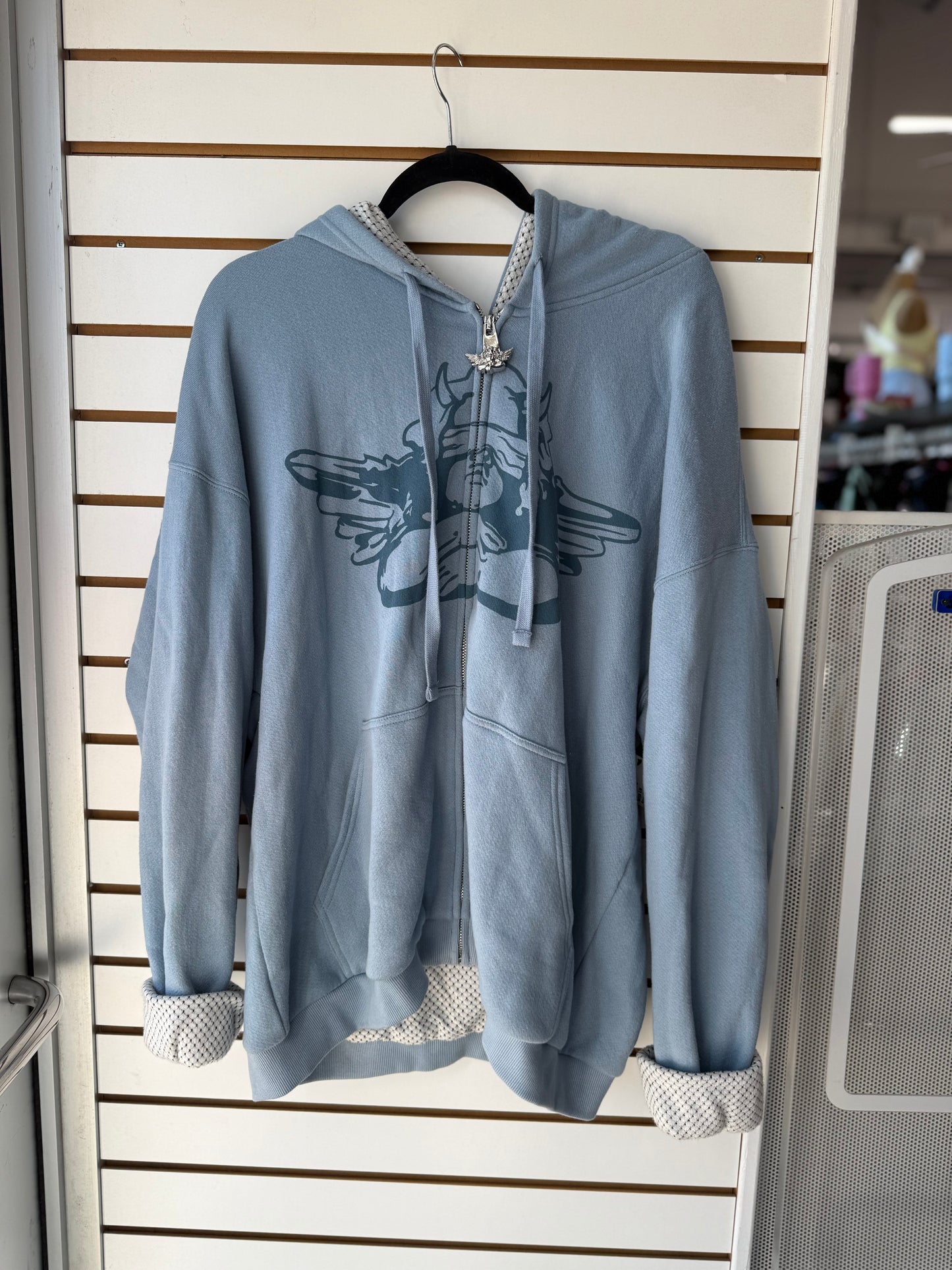 Boys Lie blue lose my number hoodie size  XL/XXL
