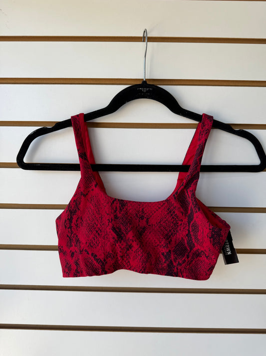 ALO Yoga red snake print sports bra size XS