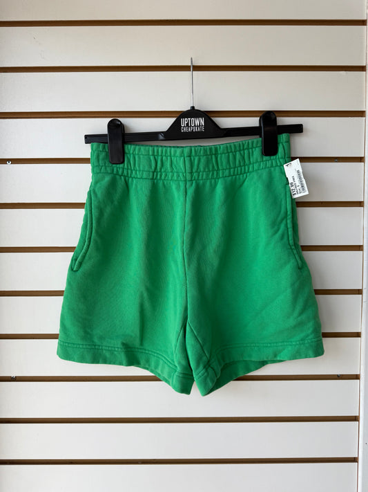 Wilfred Free Aritzia green sweat shorts size small