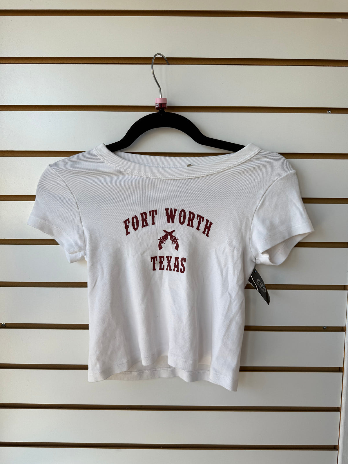 John Galt Fort Worth baby tee (one size)