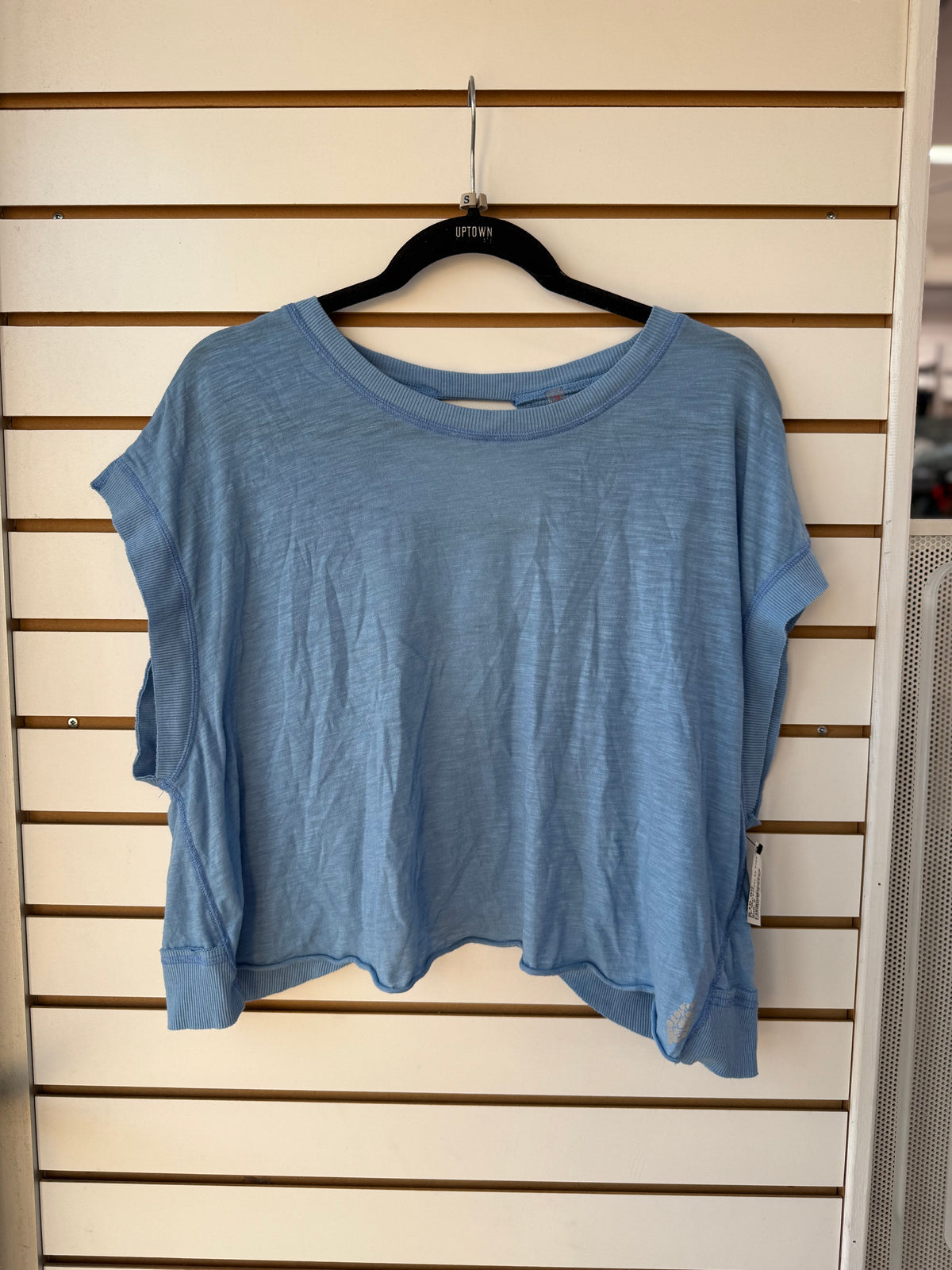 Free People Movement My Time blue tee size small