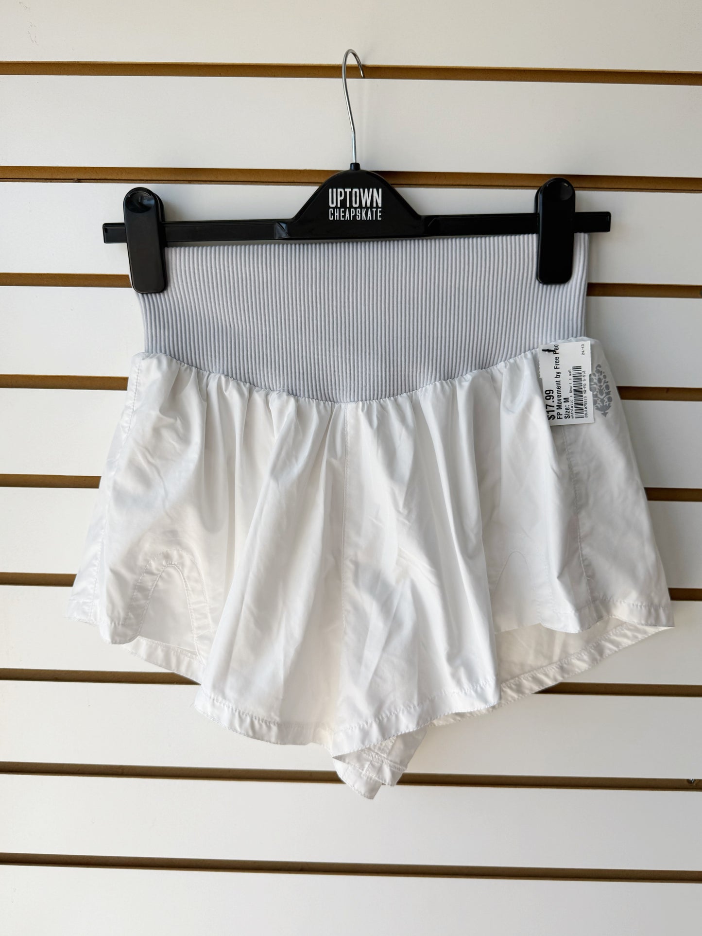 Free People Movement carpe diem shorts white sz S